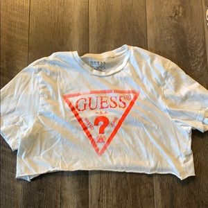 Guess crop tee and tank